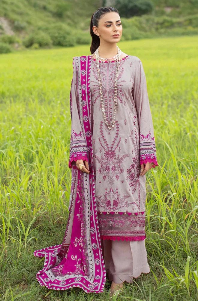 JZ -07 Embroidered Lawn 3pc