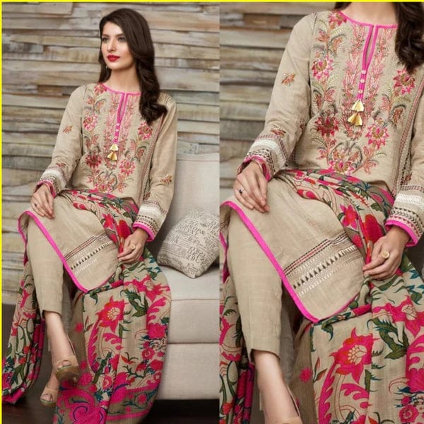 SC-16701 Embroidered Dhanak 3pc