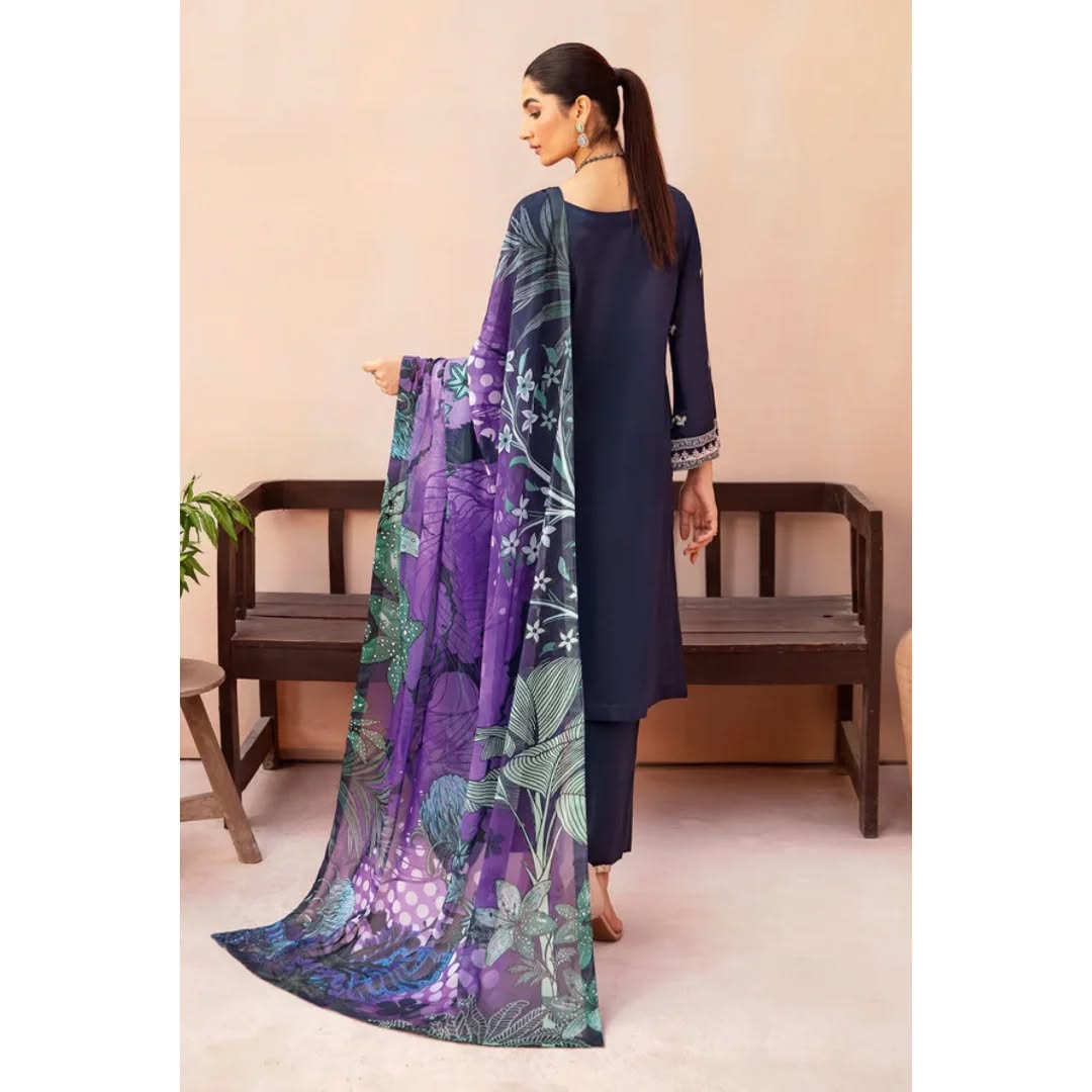 Sapphire SP-d16 Embroidered Lawn 3pc